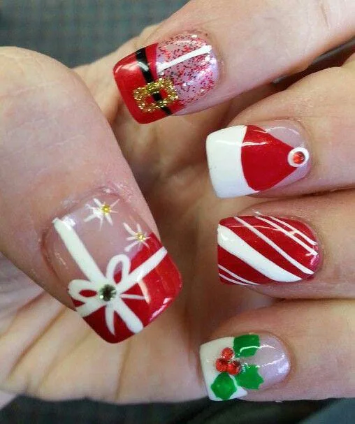 santa hat nail designs 037 c4fa7cec8a