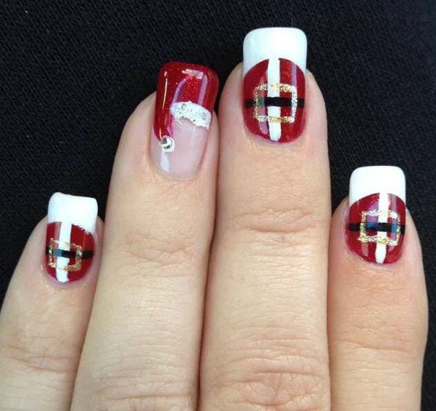 santa hat nail designs 038 cd2b950658