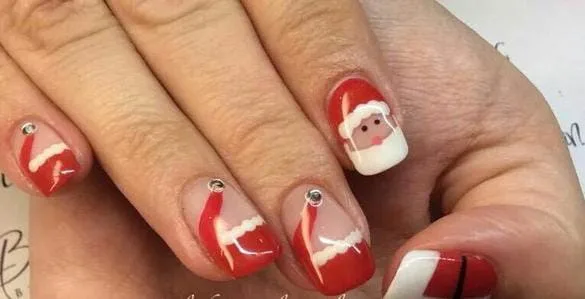 santa hat nail designs 040 bb6422530c