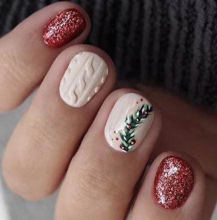 short christmas nail designs 040 760137341b