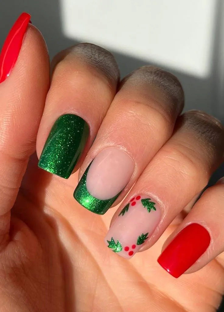 simple christmas nail designs 028 142b19da74
