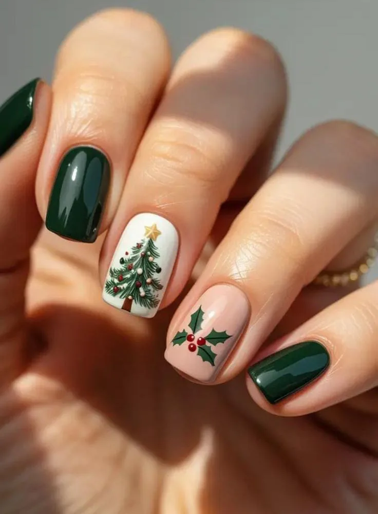 simple christmas nail designs 034 41a296ffe5