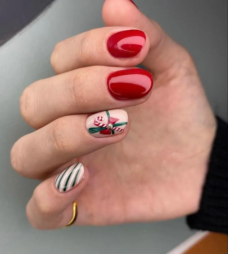 simple christmas nail designs 037 a509579328