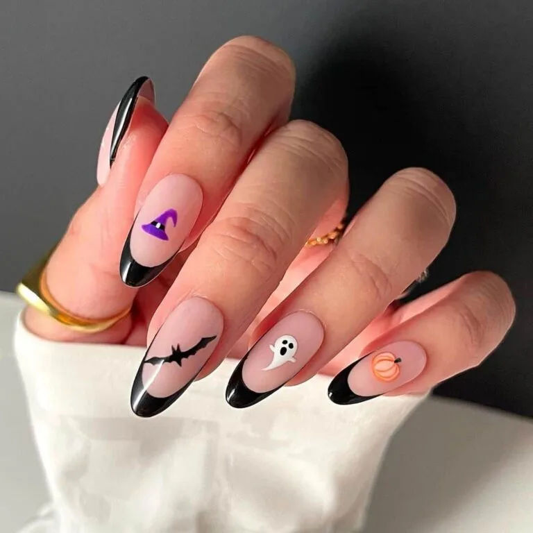 simple easy halloween nails 039 a2e2340256