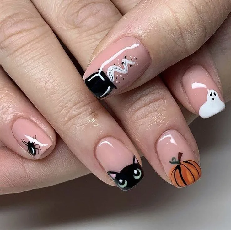 simple easy halloween nails 044 cb8de81f0d
