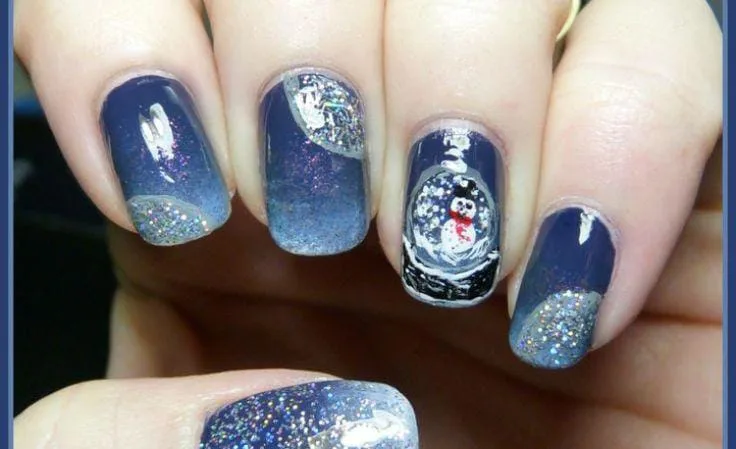 snow globe nails 006 dbd0c57963