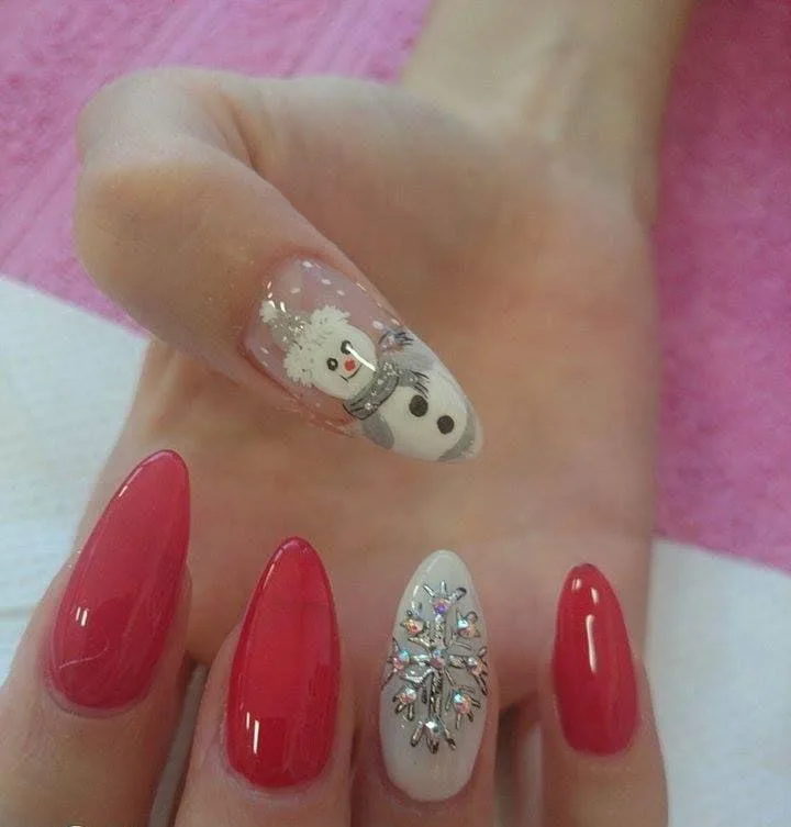 snow globe nails 011 b06a118b15