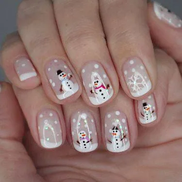 snow globe nails 022 b6eb4d4d34