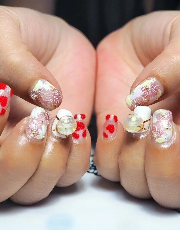 snow globe nails 024 46ce559c61