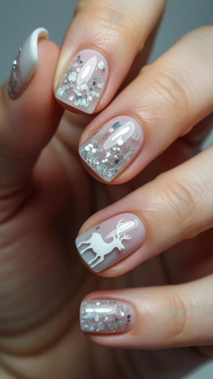 snow globe nails 025 c68f656af7