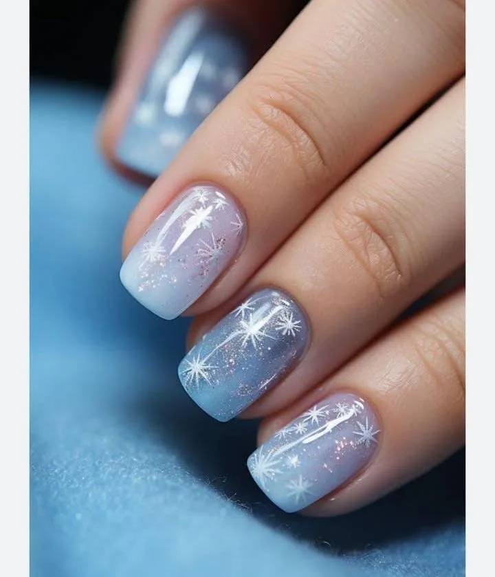 snow globe nails 028 d9fb89e447