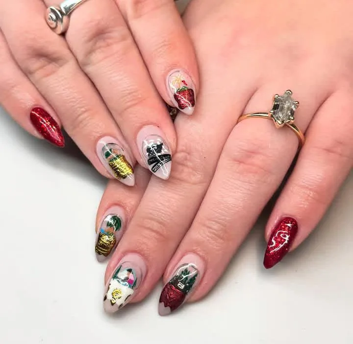 snow globe nails 045 f1e77a16c9