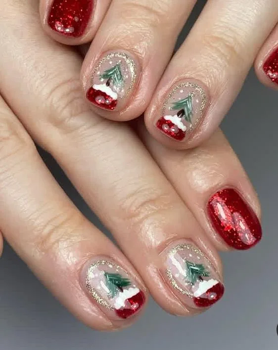 snow globe nails 047 fc89da646f