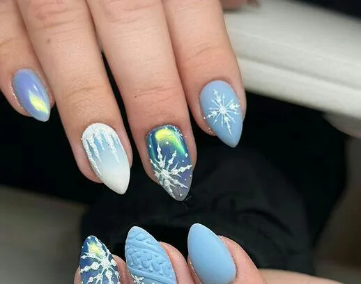 snowflake winter nails 023 b4f90613f0