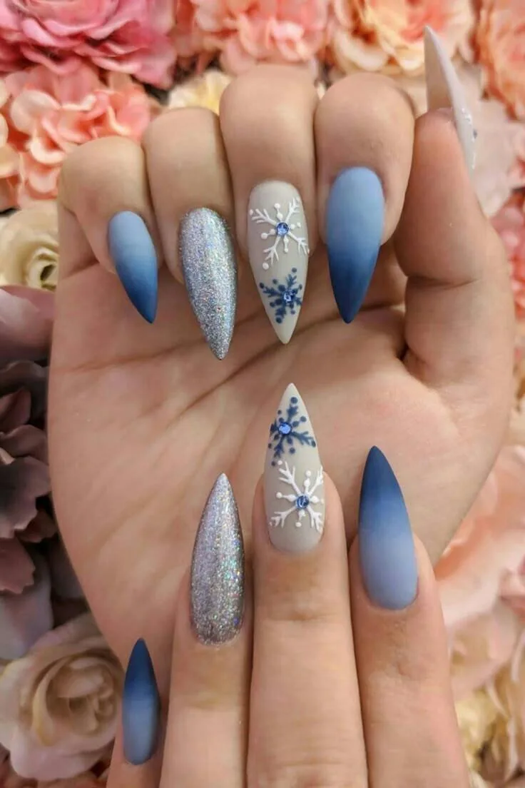 snowflake winter nails 034 6aa39df407