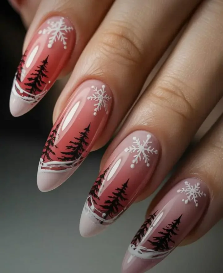 snowflake winter nails 040 f17e2abf6d