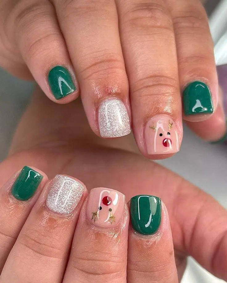 square christmas nails 003 0802935c75