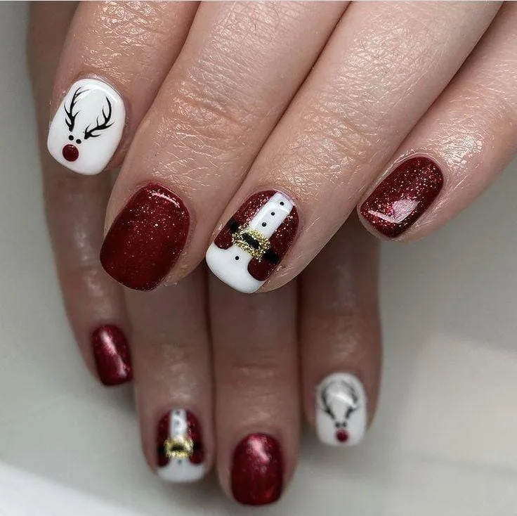 square christmas nails 005 c16e4e1685