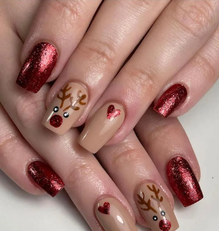 square christmas nails 006 3538750ed8