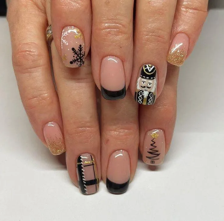 square christmas nails 013 39824b2e66