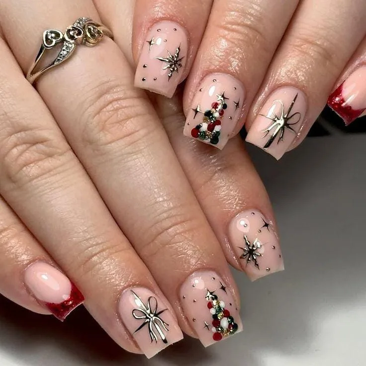 square christmas nails 016 4761659177