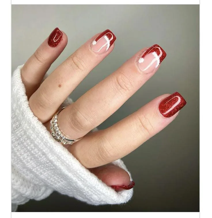 square christmas nails 018 79caff0f0f