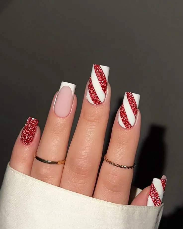 square christmas nails 033 283cb5b664