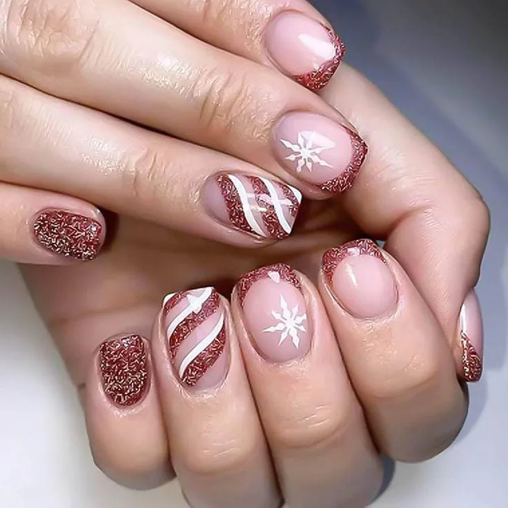 square christmas nails 036 a4691e0611