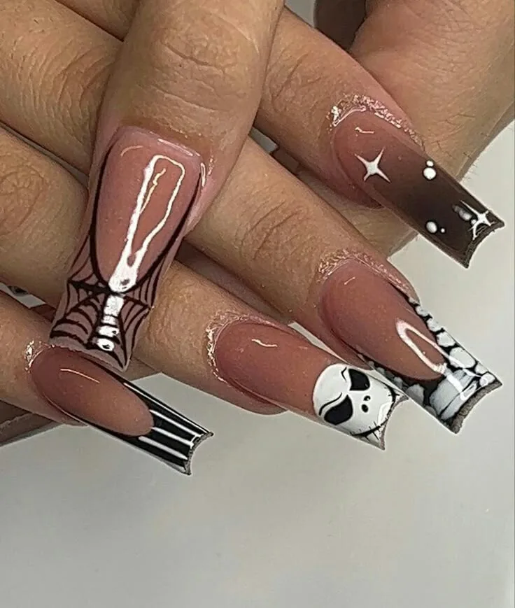 square halloween nails 008 875e140250