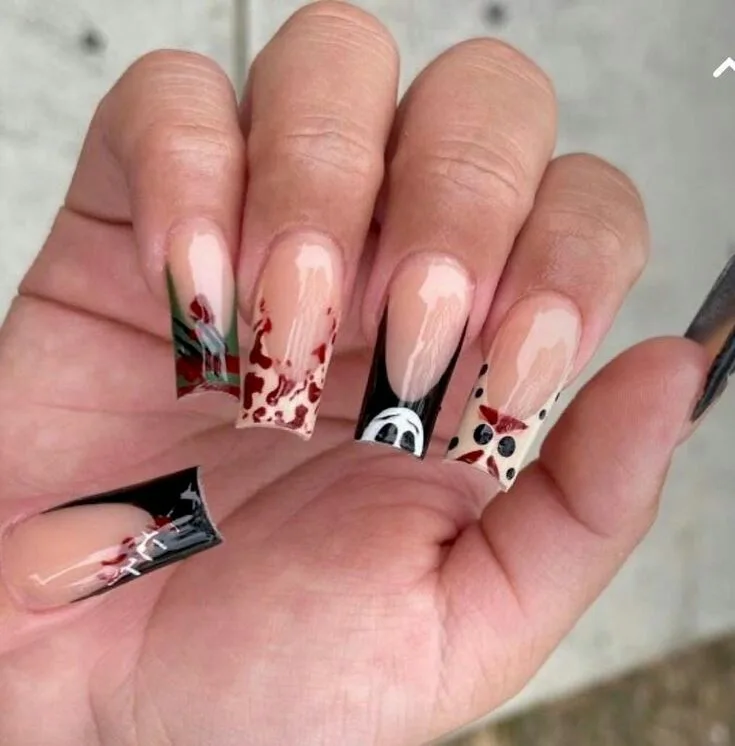 square halloween nails 014 d9b24d1f09