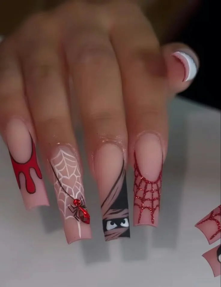 square halloween nails 034 44f6b653c1