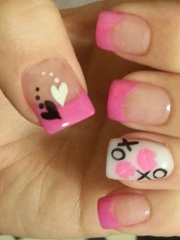 square valentines nails 030 0c40a2048e