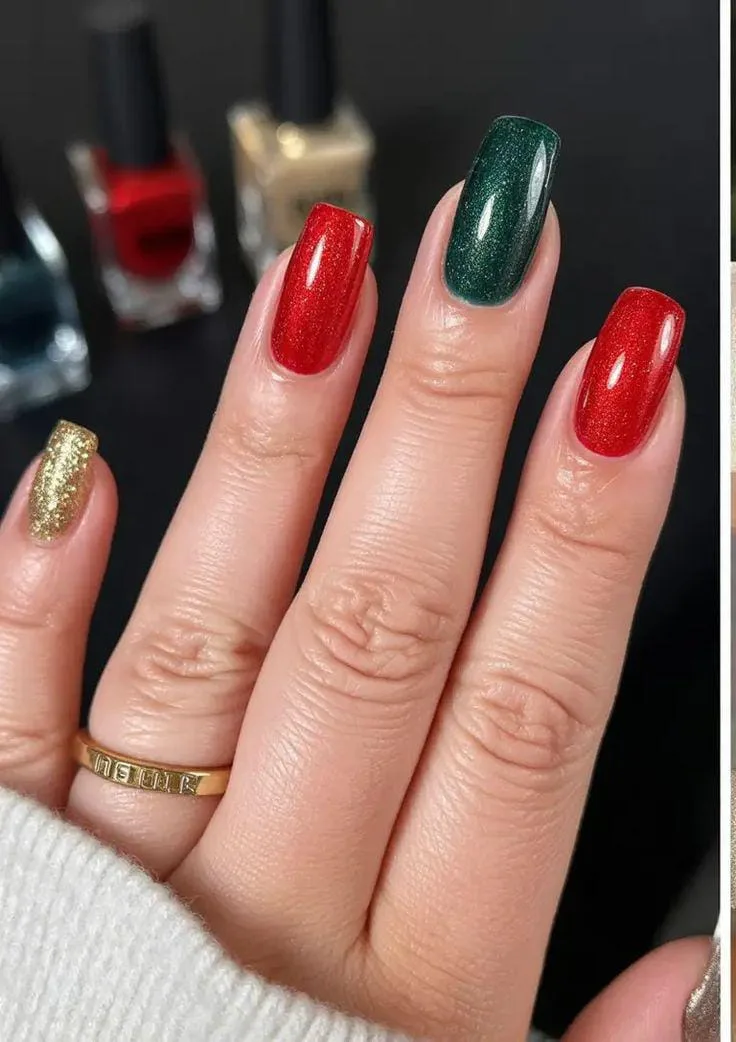 subtle christmas nails 016 93fadd2045