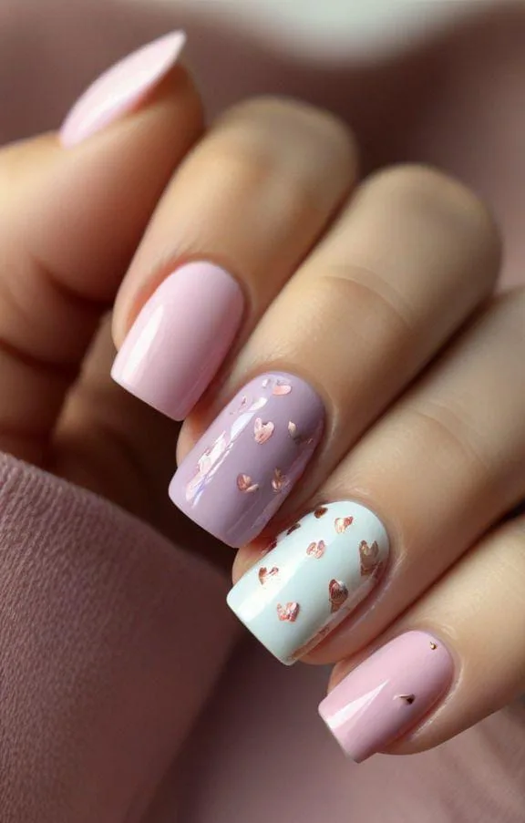 Subtle Valentines Nails for a Minimal Yet Romantic Look 1