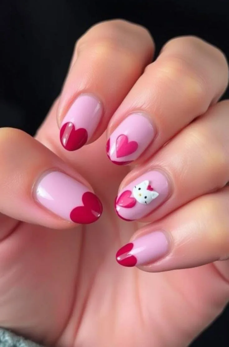 subtle valentines nails 007 bddadfafdf