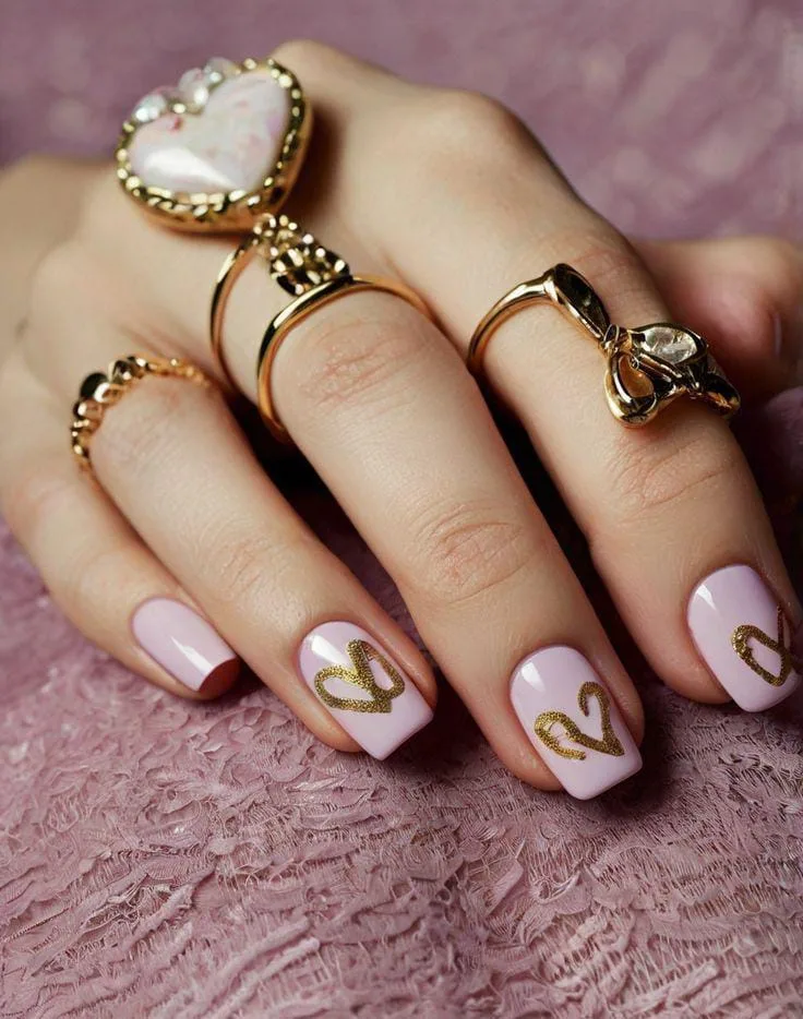 subtle valentines nails 039 e3b46f0449