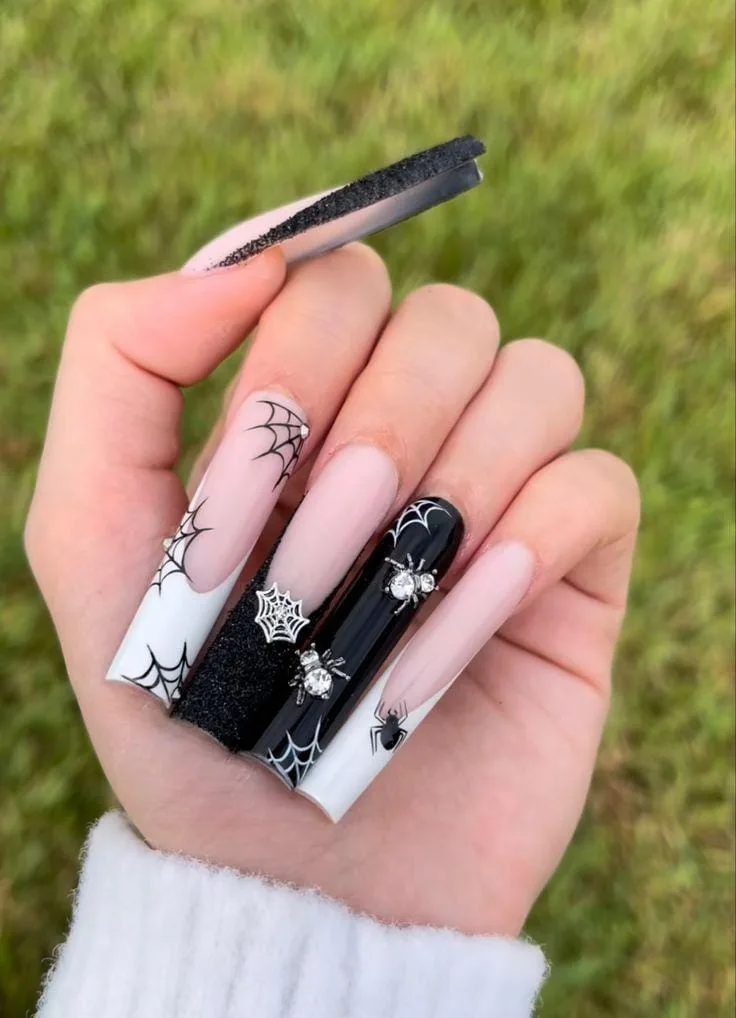 white halloween nails 007 b3d6343d3b