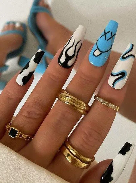 white halloween nails 011 37881cecb1
