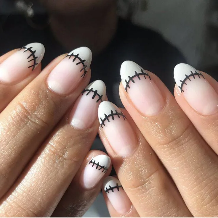 white halloween nails 021 0faab168cc