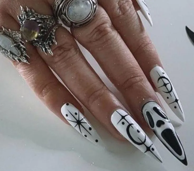 white halloween nails 026 464f3cec53