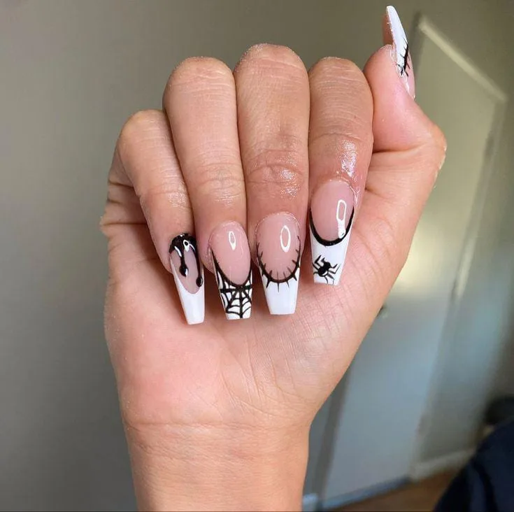 white halloween nails 028 46a80625a5