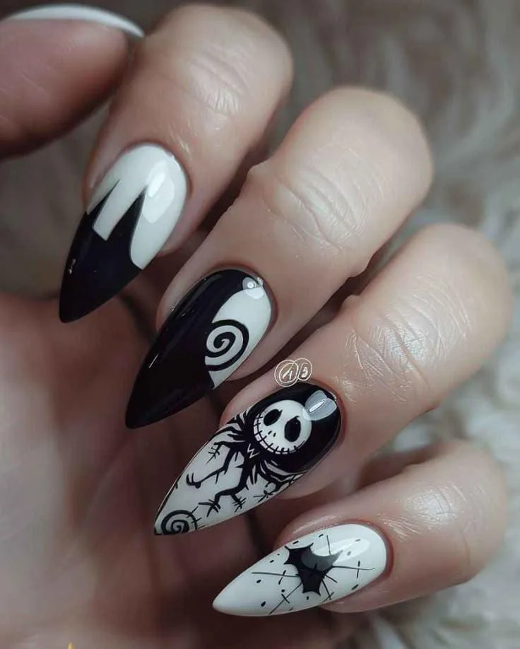 white halloween nails 032 089f65886c
