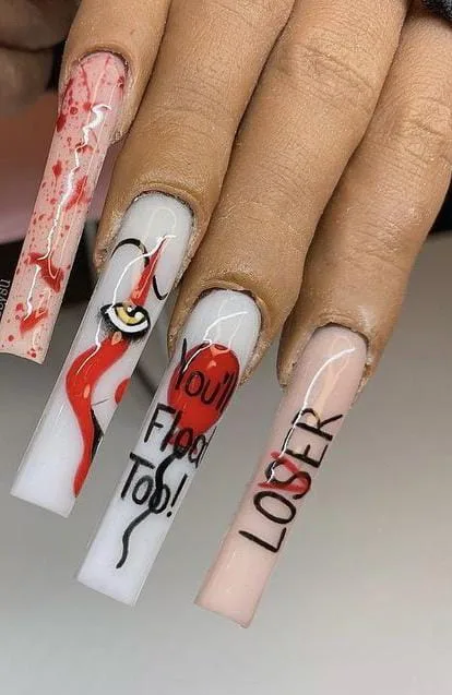 white halloween nails 036 9f2bc3a267