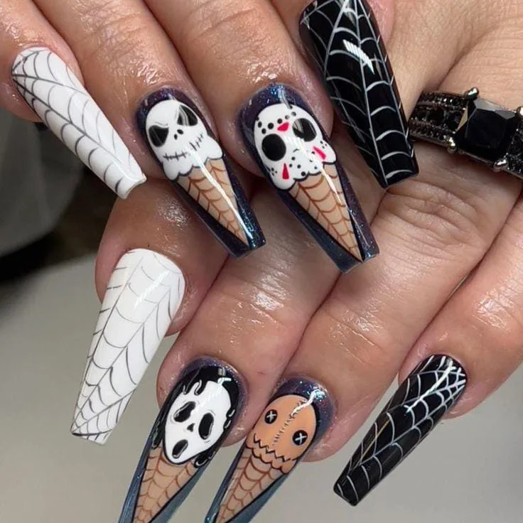white halloween nails 037 4d0a05b701