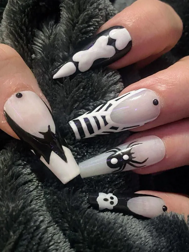 white halloween nails 039 99c3ccf70c