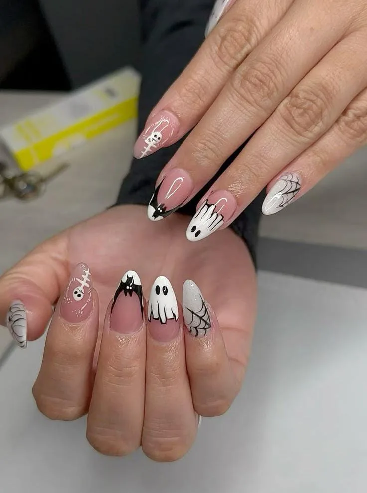 white halloween nails 041 3598d2b2f5