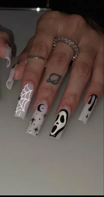 white halloween nails 048 46817c5542