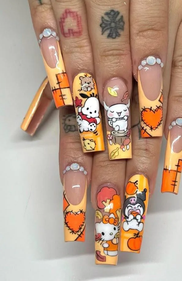 white halloween nails 049 d3ddbe7643