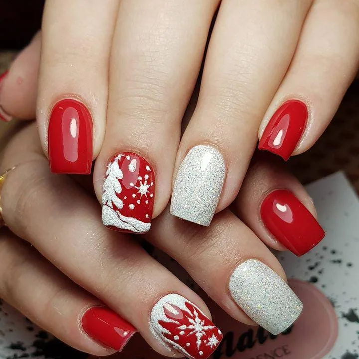Winter Holiday Nails Packed with Cute Seasonal Ideas 1