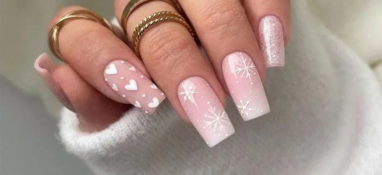Winter Square Nails That Capture the Season Perfectly 1